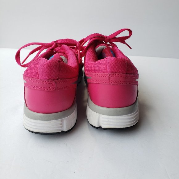 Nike Dual Fusion ST2 pink/blue running shoes - Picture 2 of 5